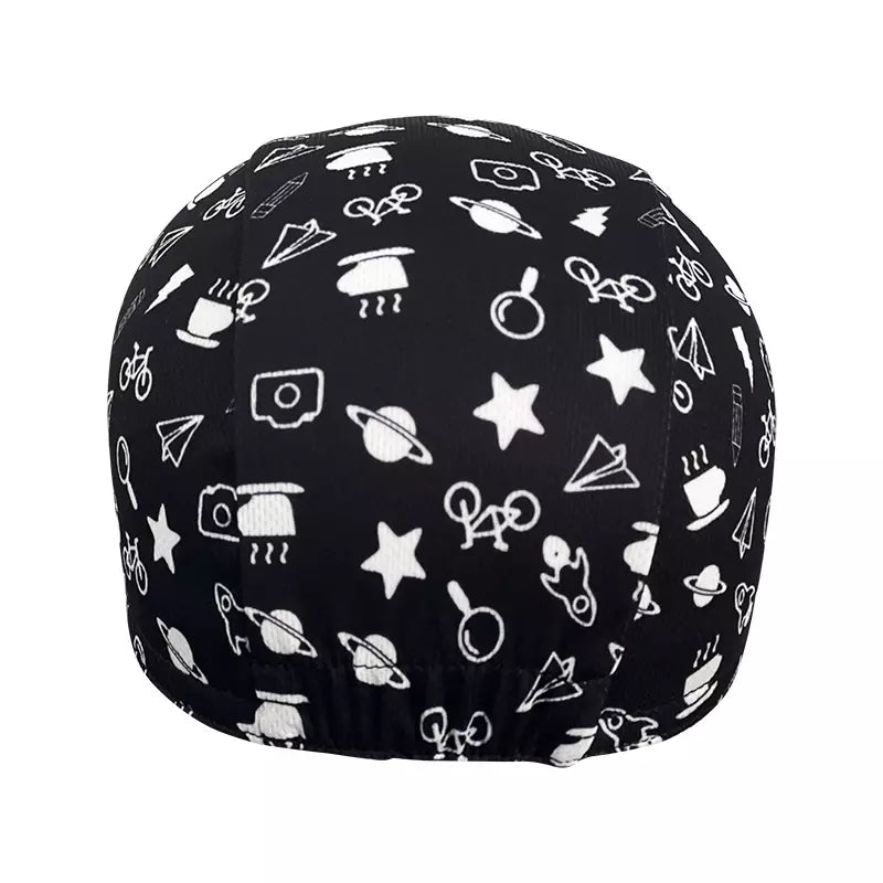 Follow Me Black Cycling Cap