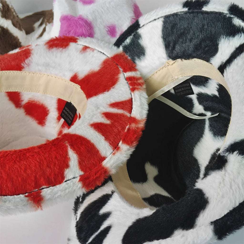 Fort Worth Leopard Print Fur Cotton Cowboy Hat