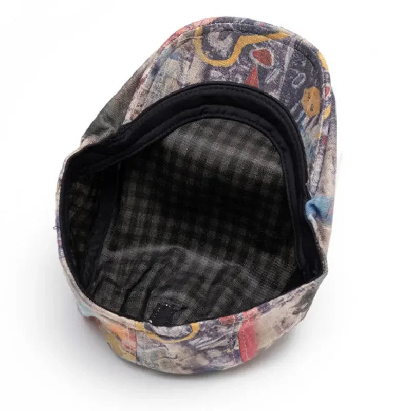 Fournier Paint Stains Cotton Flat Cap