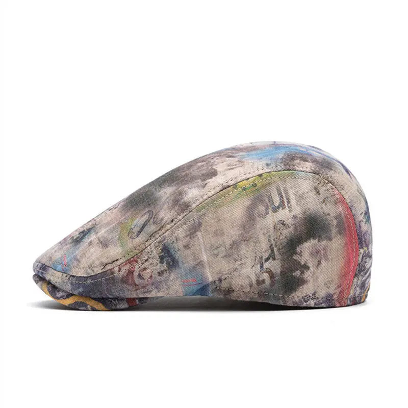 Fournier Paint Stains Cotton Flat Cap
