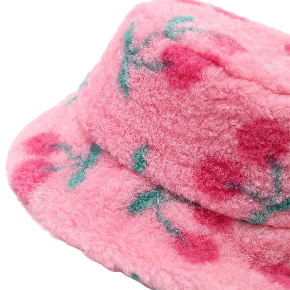 Fruit Cocktail Winter Fur Bucket Hat