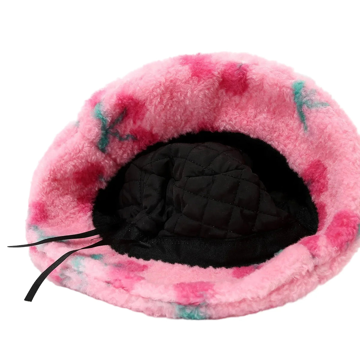 Fruit Cocktail Winter Fur Bucket Hat