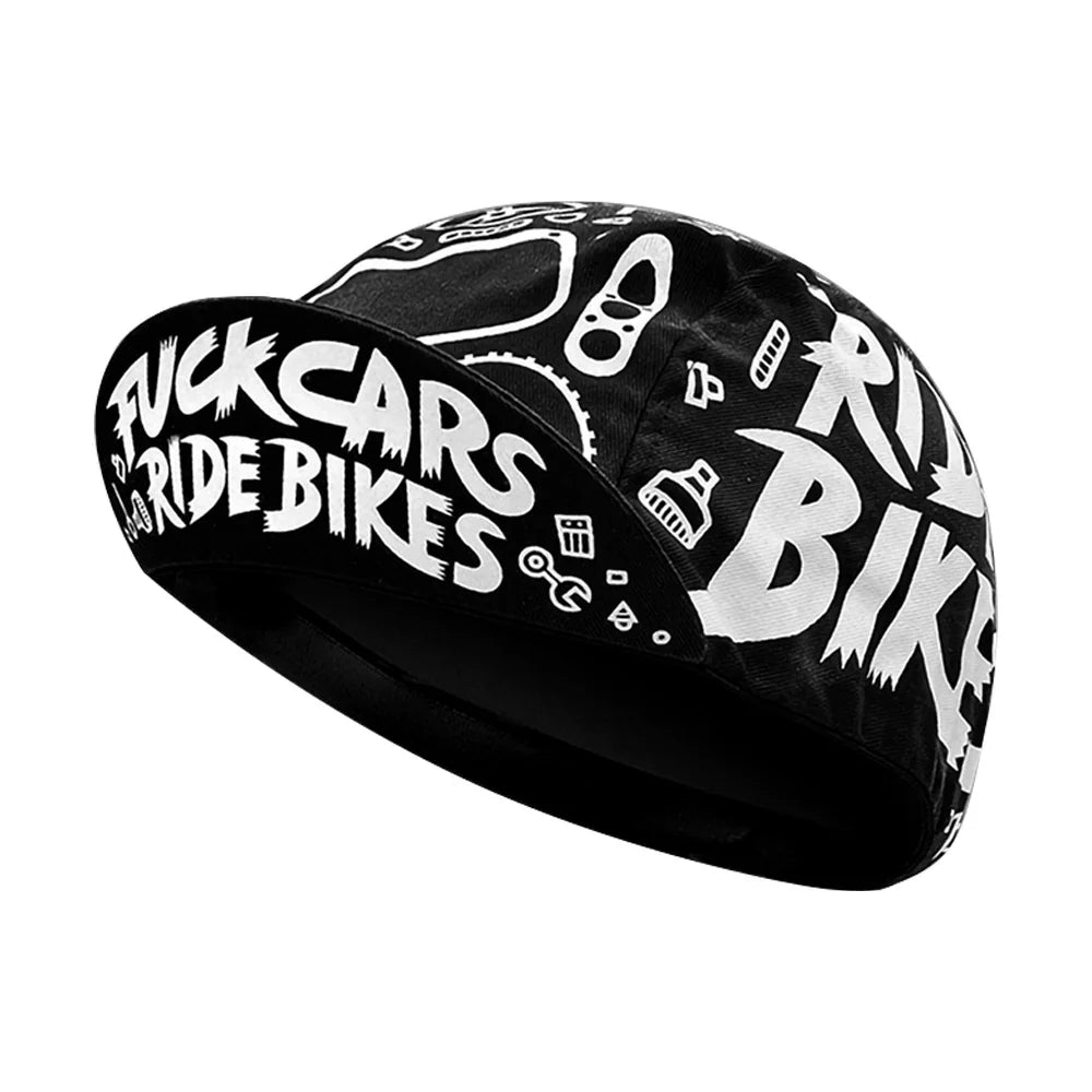Fuck Cars Ride Bikes Cycling Cap