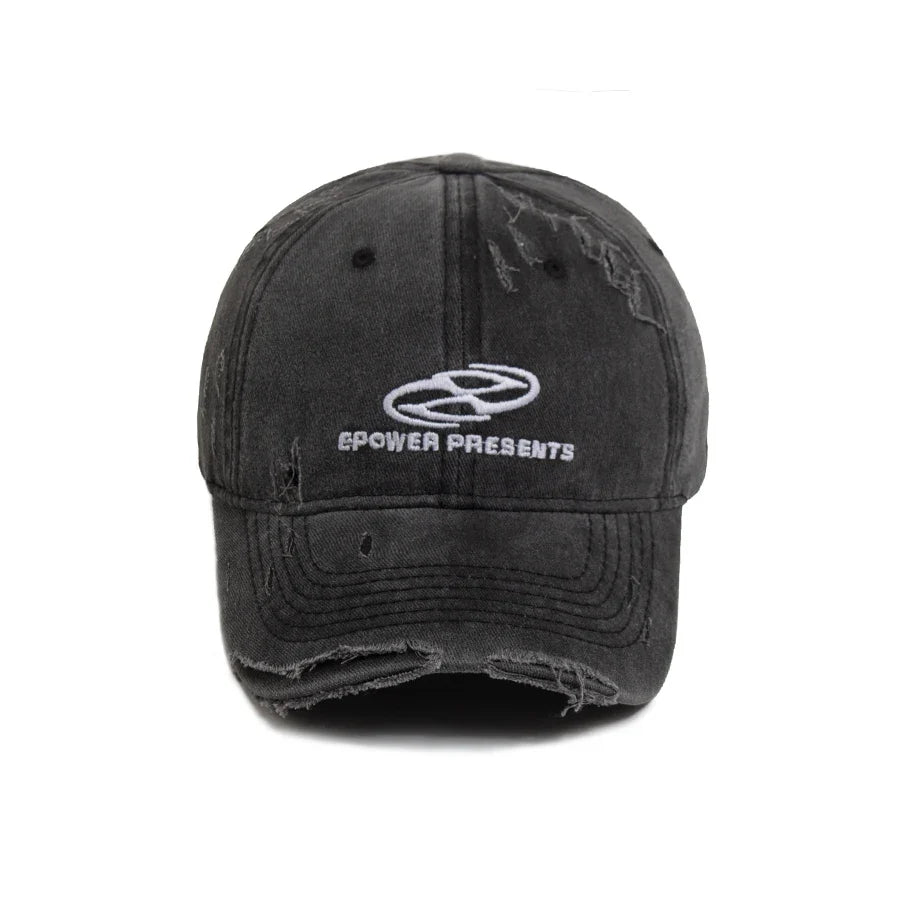 G-Power Presents Distressed Washed Cotton Baseball Cap