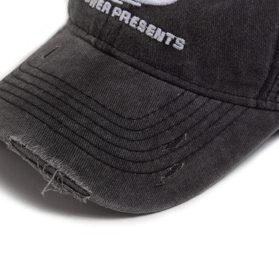 G-Power Presents Distressed Washed Cotton Baseball Cap
