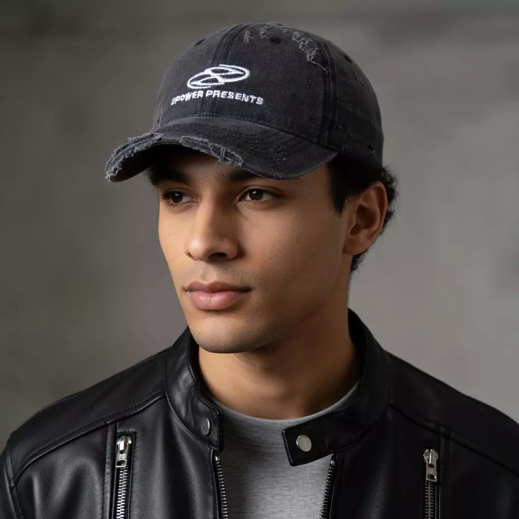 G-Power Presents Distressed Washed Cotton Baseball Cap