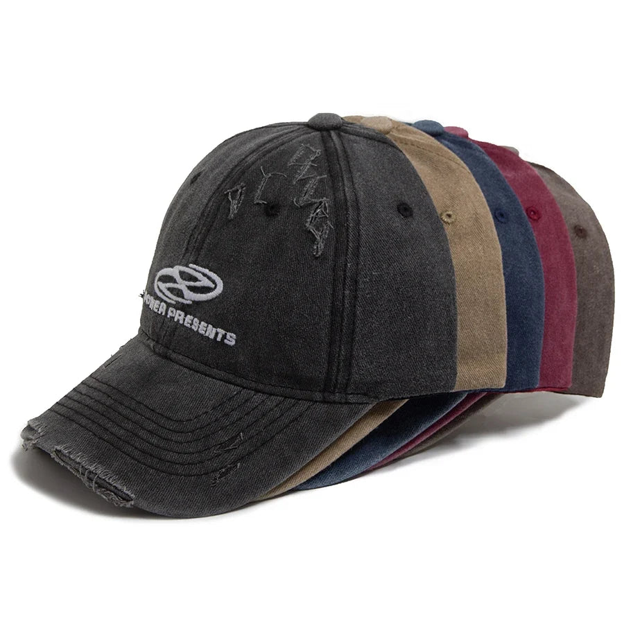 G-Power Presents Distressed Washed Cotton Baseball Cap