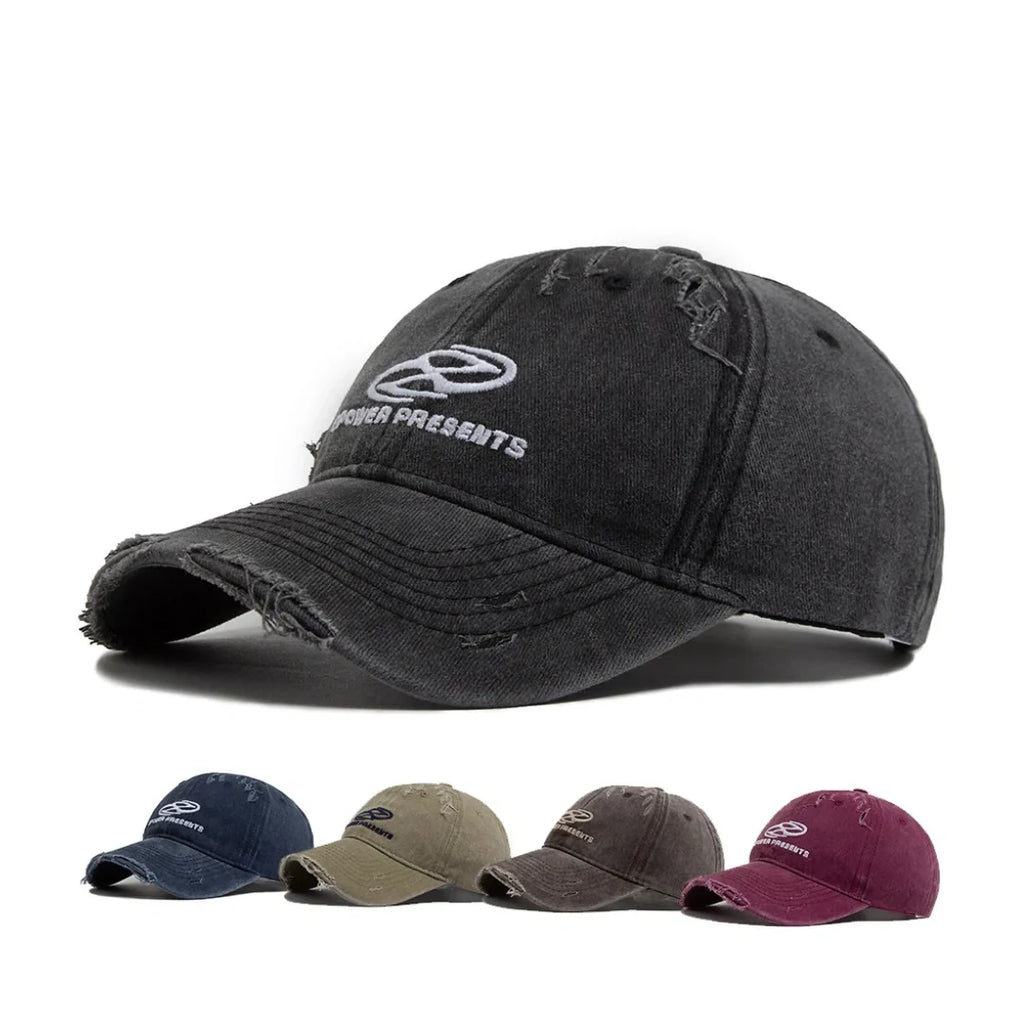 G-Power Presents Distressed Washed Cotton Baseball Cap