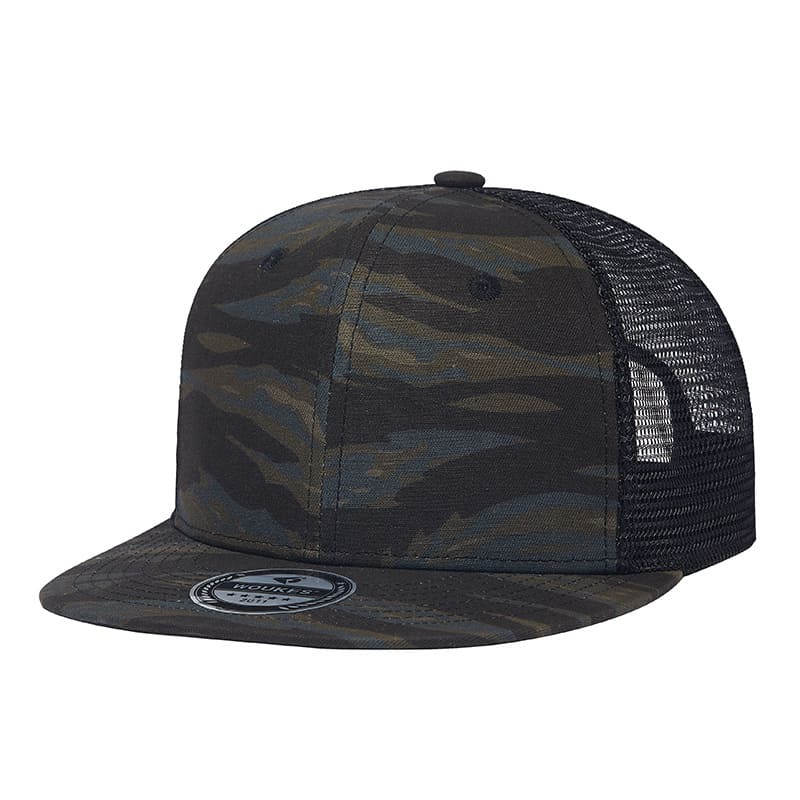 Camouflage Mesh Snapback Cap