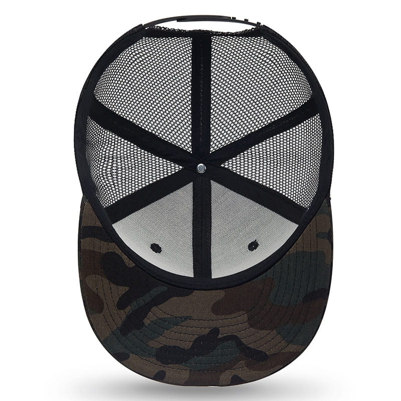 Camouflage Mesh Snapback Cap