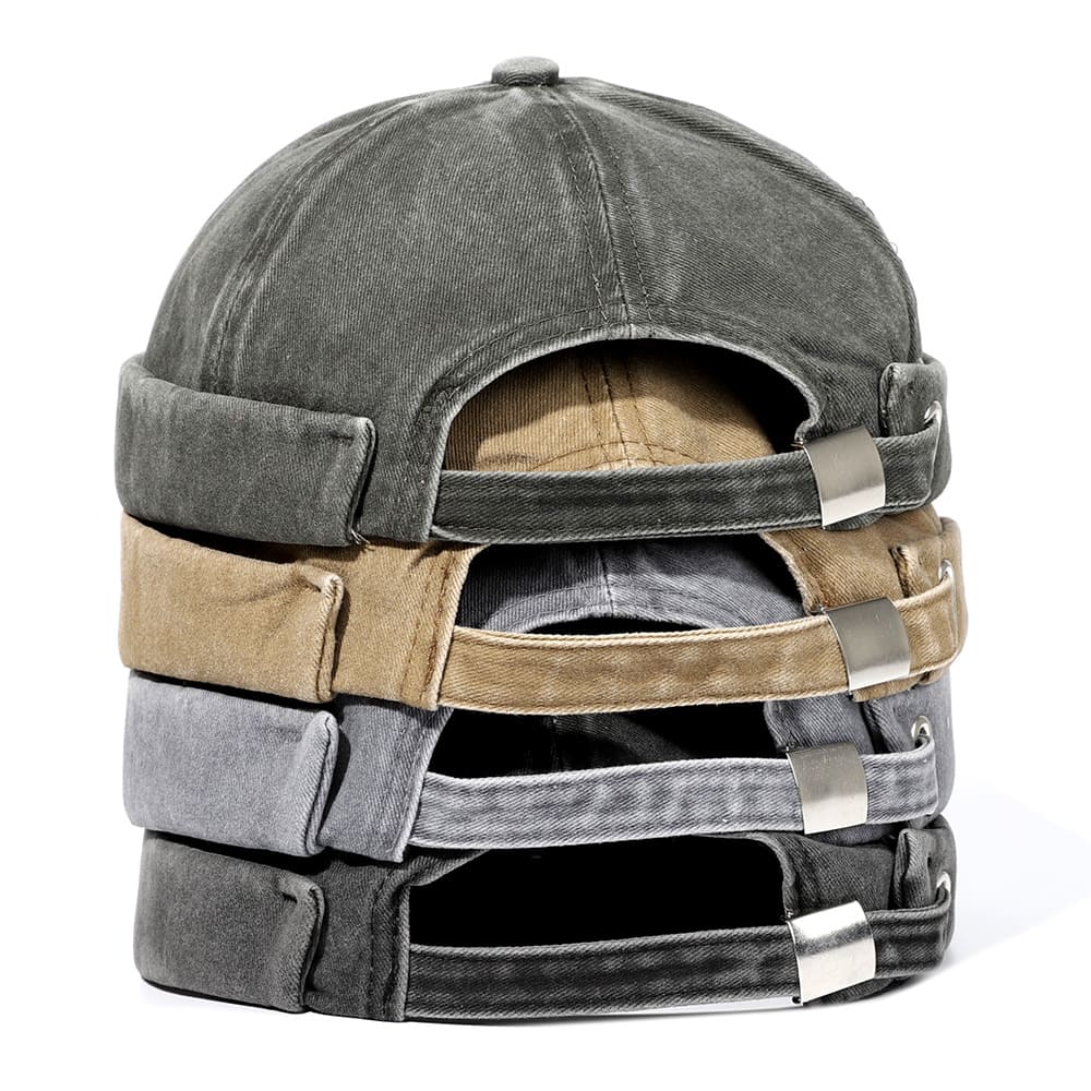 Denim Cotton Docker Cap