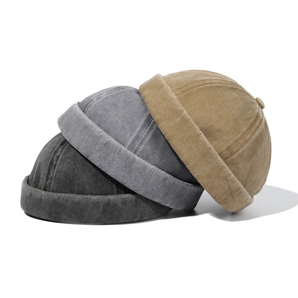Denim Cotton Docker Cap