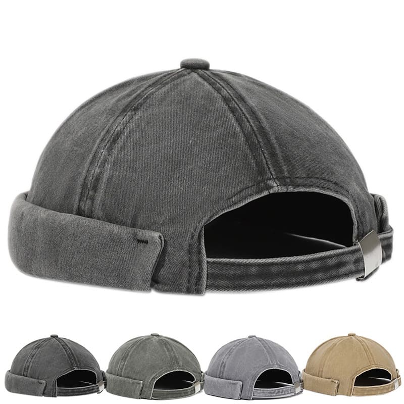 Denim Cotton Docker Cap