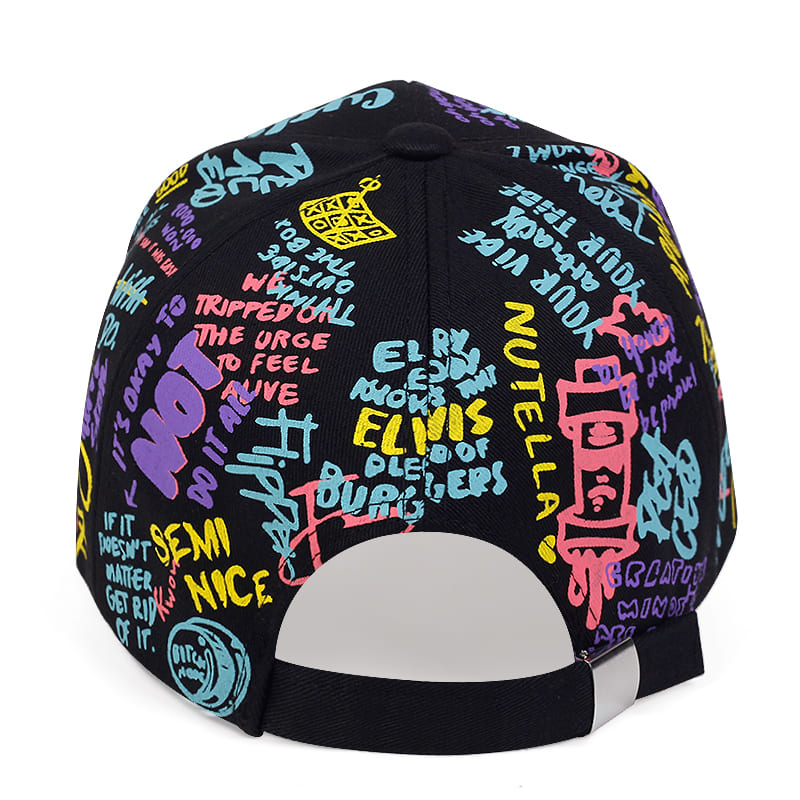 Graffiti Cotton Baseball Cap