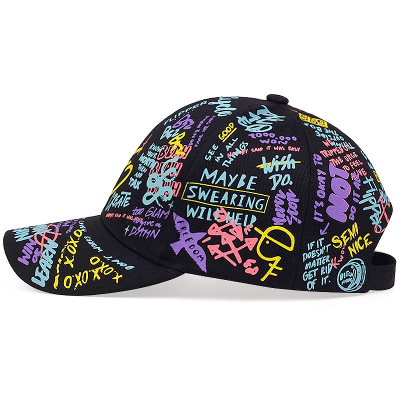 Graffiti Cotton Baseball Cap