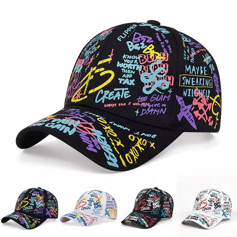 Graffiti Cotton Baseball Cap
