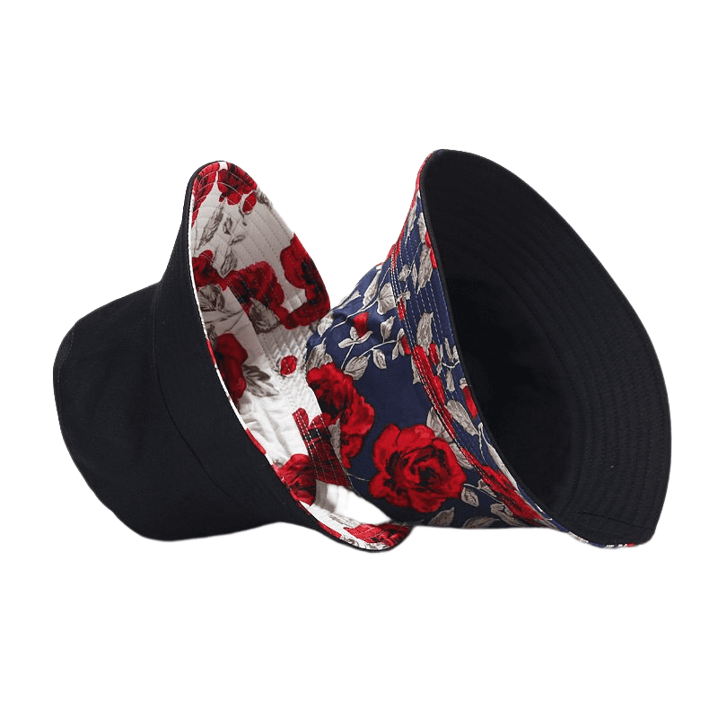 Roses Reversible Bucket Hat