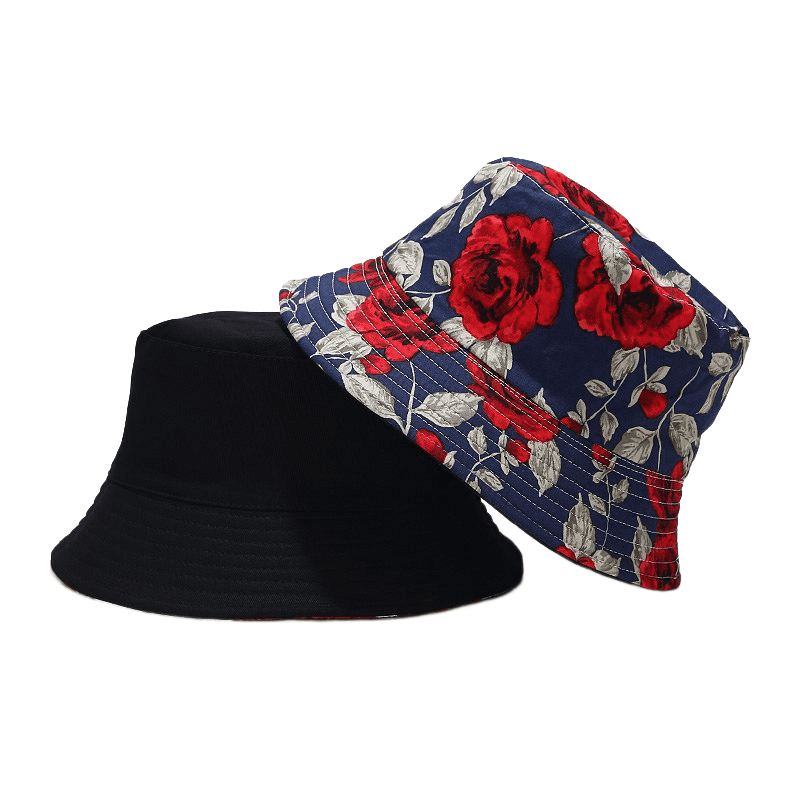 Roses Reversible Bucket Hat