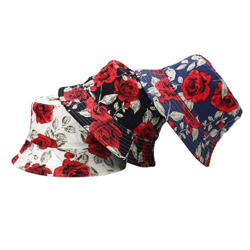 Roses Reversible Bucket Hat