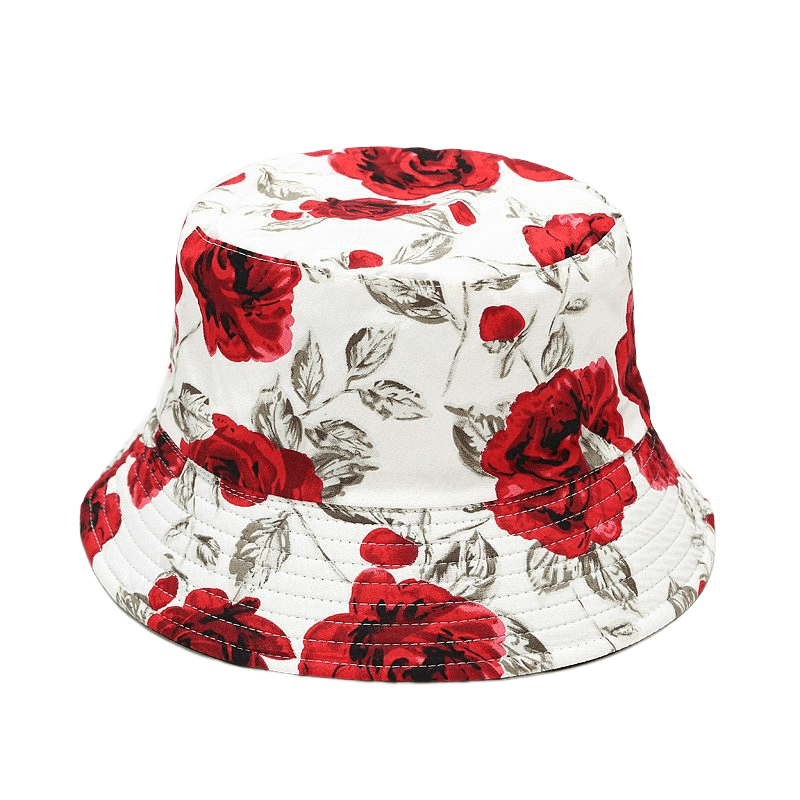 Roses Reversible Bucket Hat