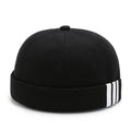 Stripes Cotton Docker Cap