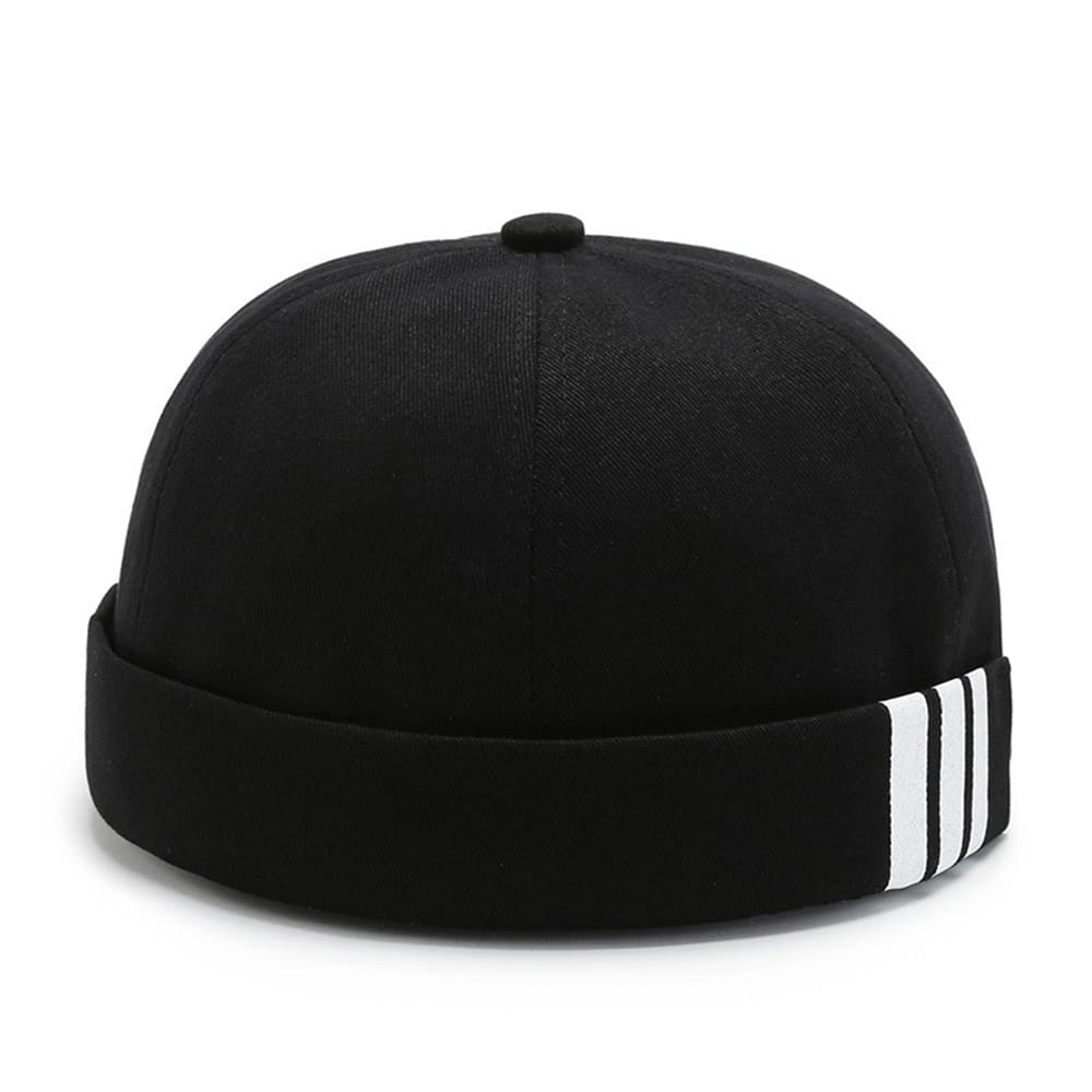 Stripes Cotton Docker Cap