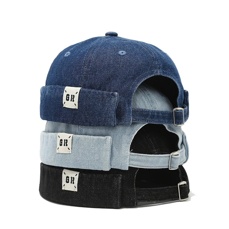 GR Denim Cotton Docker Cap