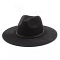 Garret Wide Brim Suede Fedora Hat