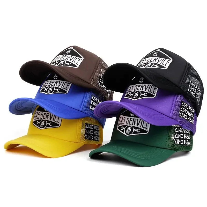 Gas Service Trucker Baseball Cap