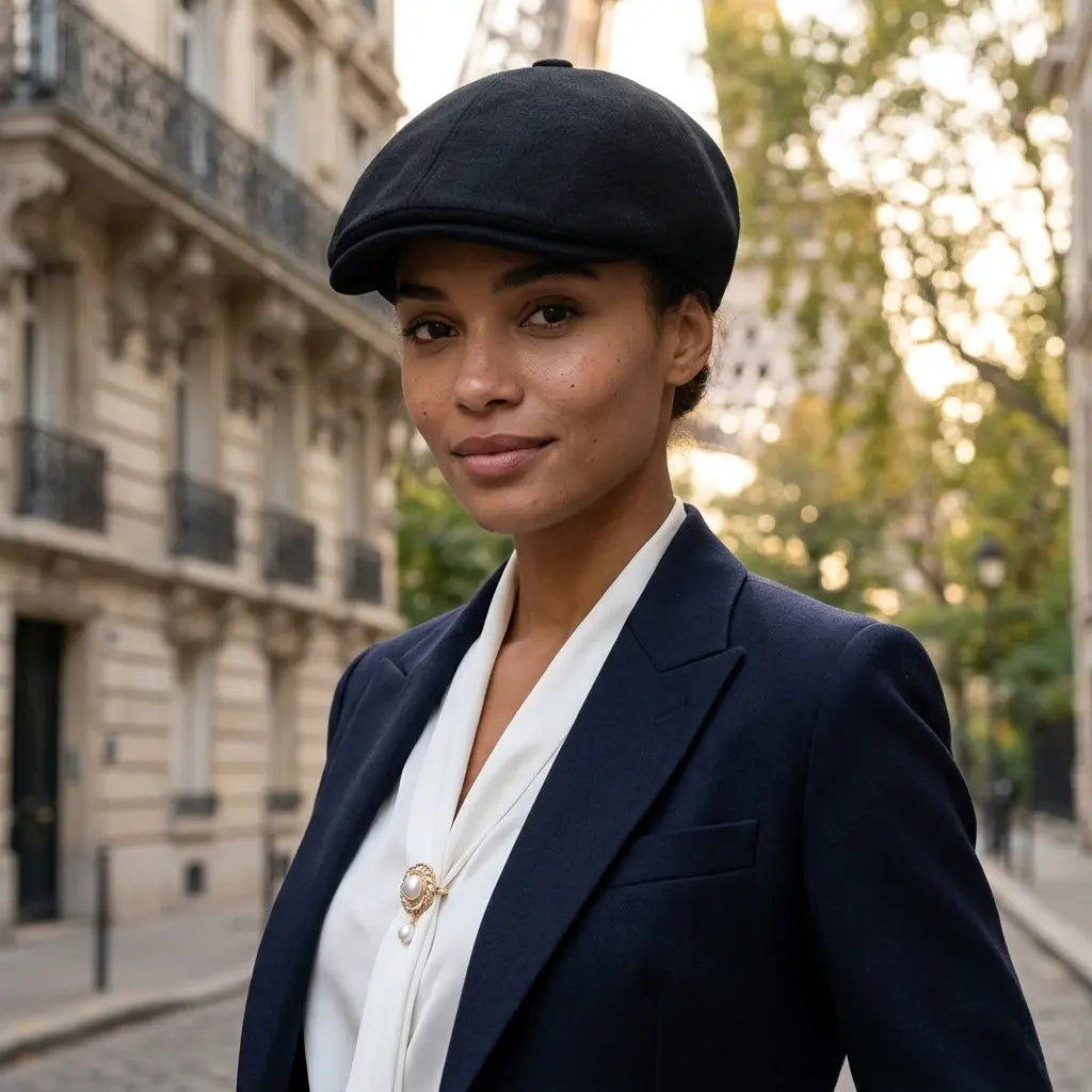 Gatsby Classic Linen Flat Cap