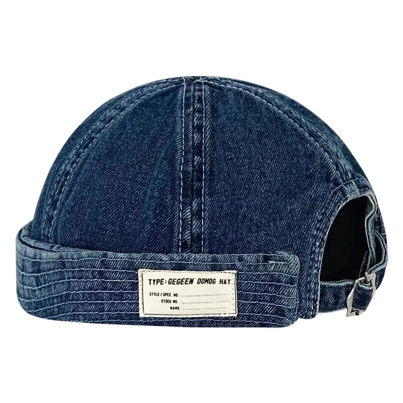 Gegeen Domog Denim Blue Docker Cap