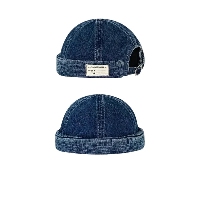 Gegeen Domog Denim Blue Docker Cap