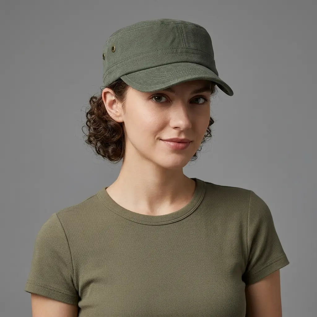 Georgetown Adjustable Cotton Army Cap