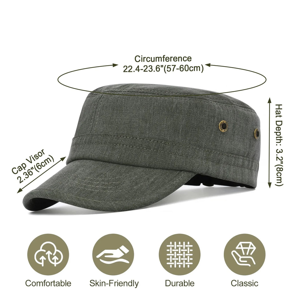 Georgetown Adjustable Cotton Army Cap