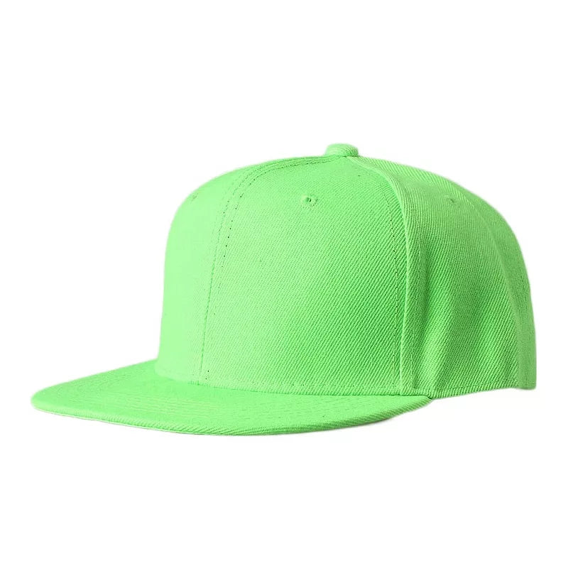 Classic Plain Snapback Cap