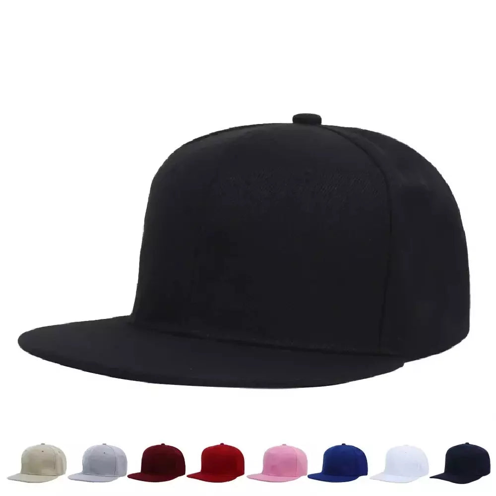 Classic Plain Snapback Cap