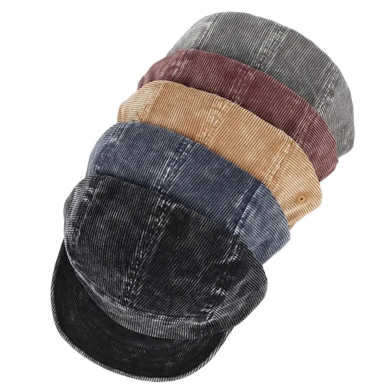 Corduroy 5 Panels Baseball Cap