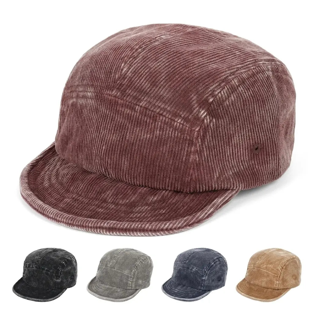 Corduroy 5 Panels Baseball Cap