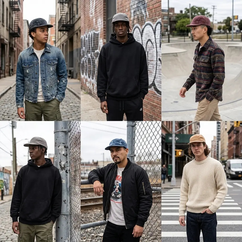 Corduroy 5 Panels Baseball Cap