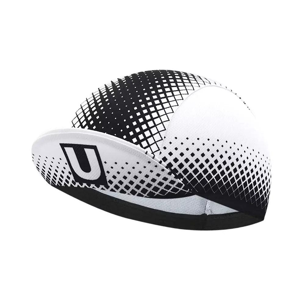 Black & White Cycling Cap