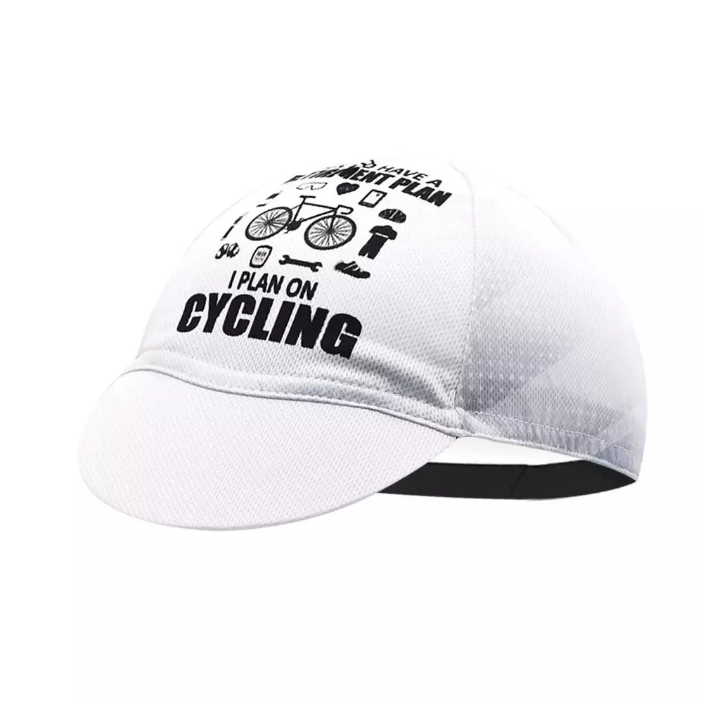 Black & White Cycling Cap