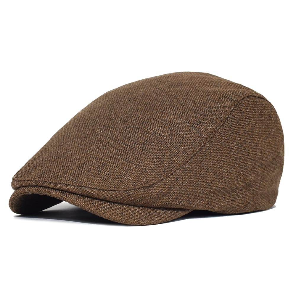 Classic Plain Cotton Flat Cap