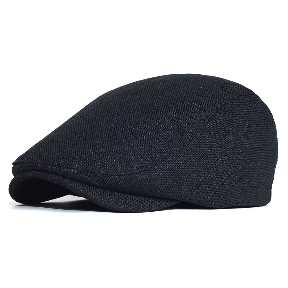 Classic Plain Cotton Flat Cap