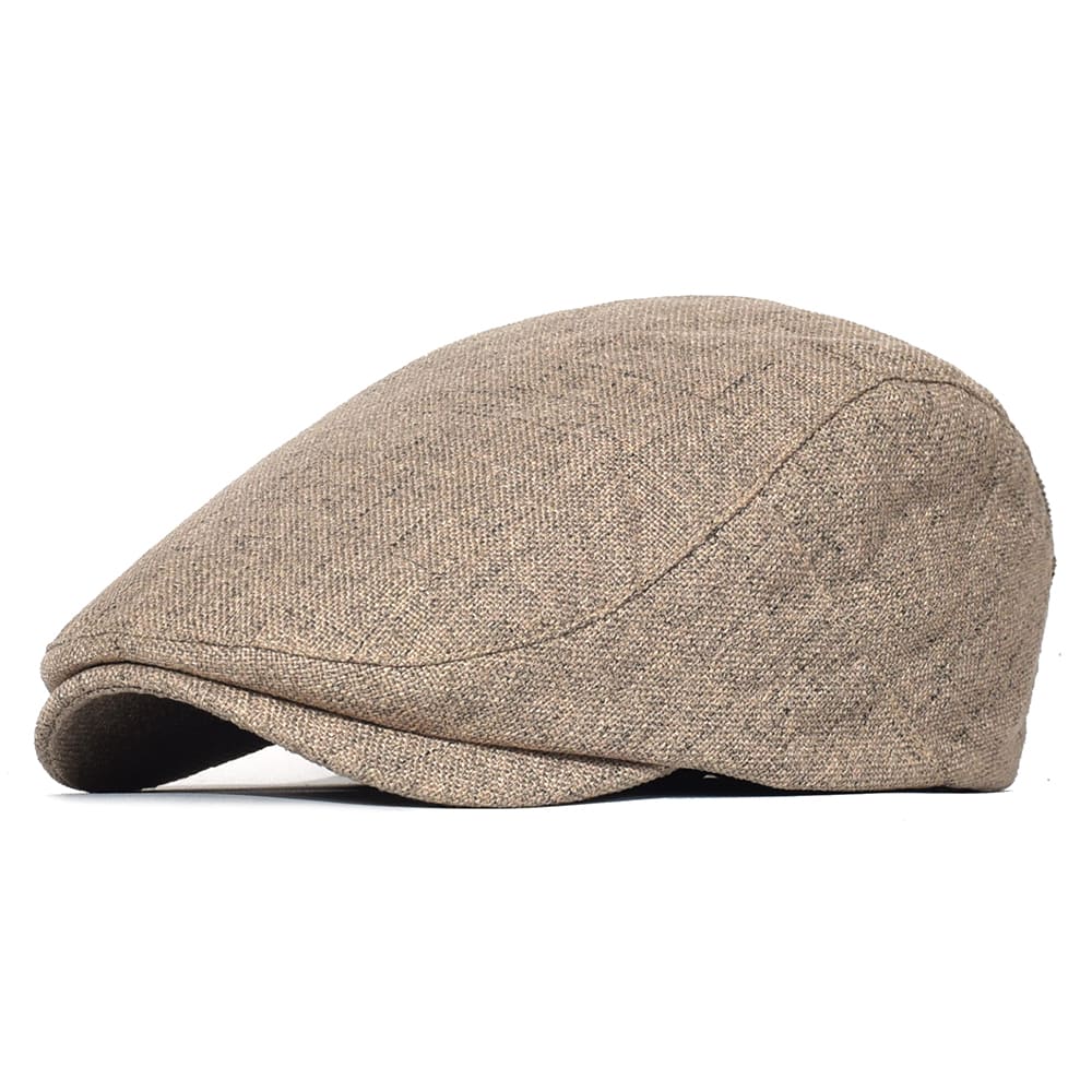 Classic Plain Cotton Flat Cap