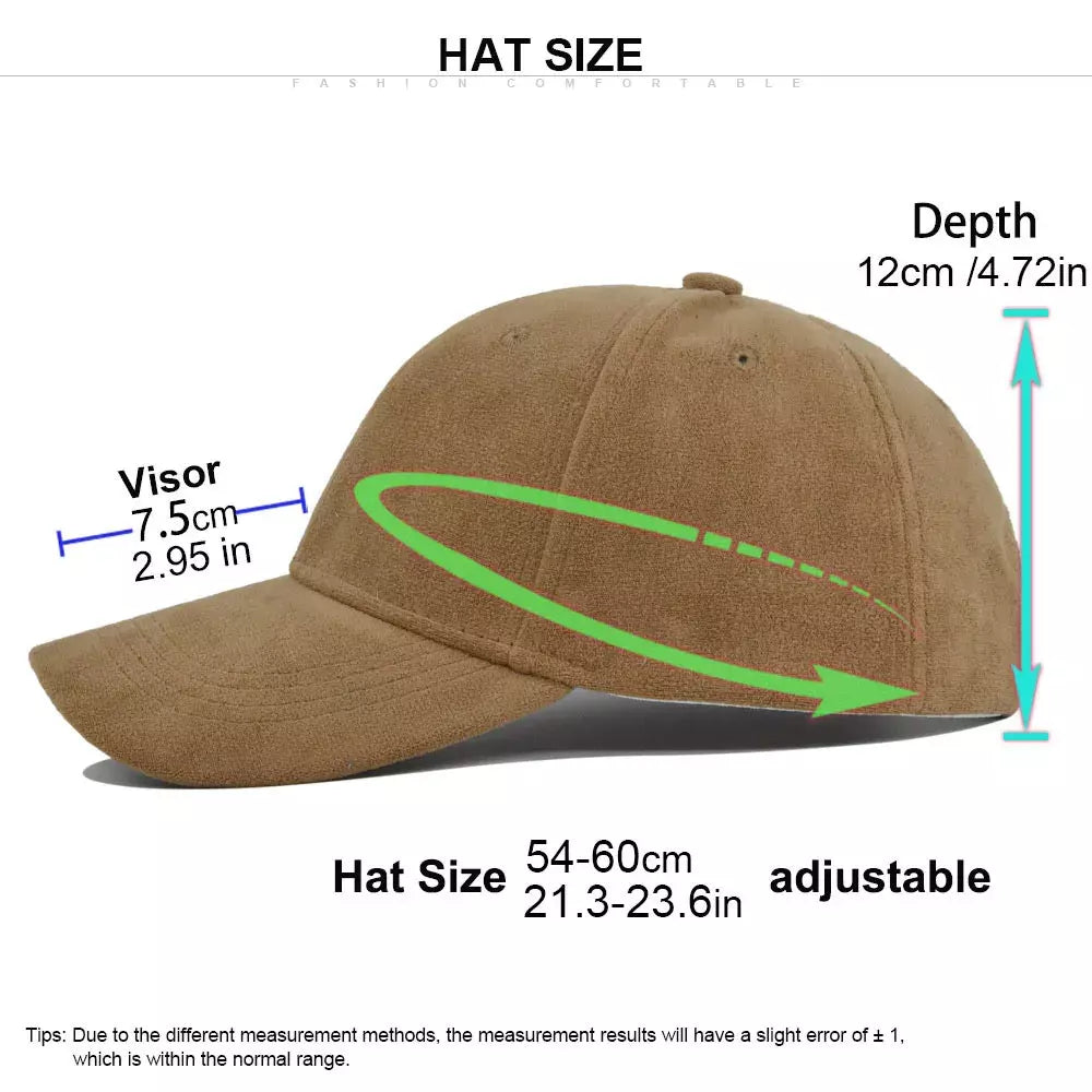 Classic Suede Baseball Cap