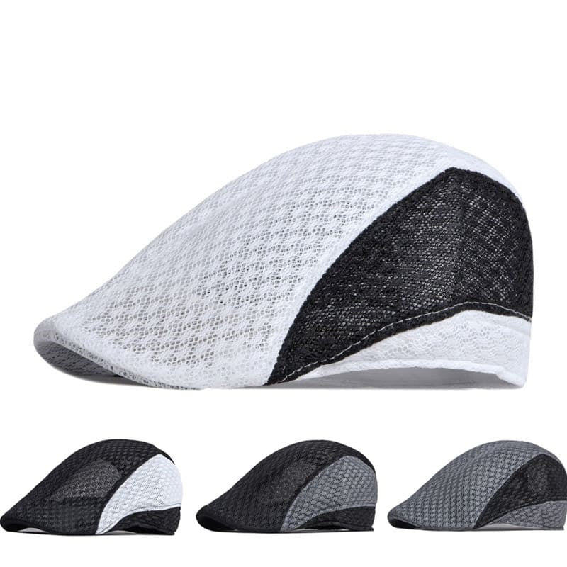 Summer Mesh Flat Cap