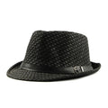 Summer Straw Trilby Hat