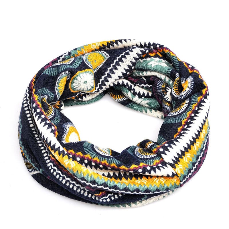 Vintage Boho Cotton Snood Beanie