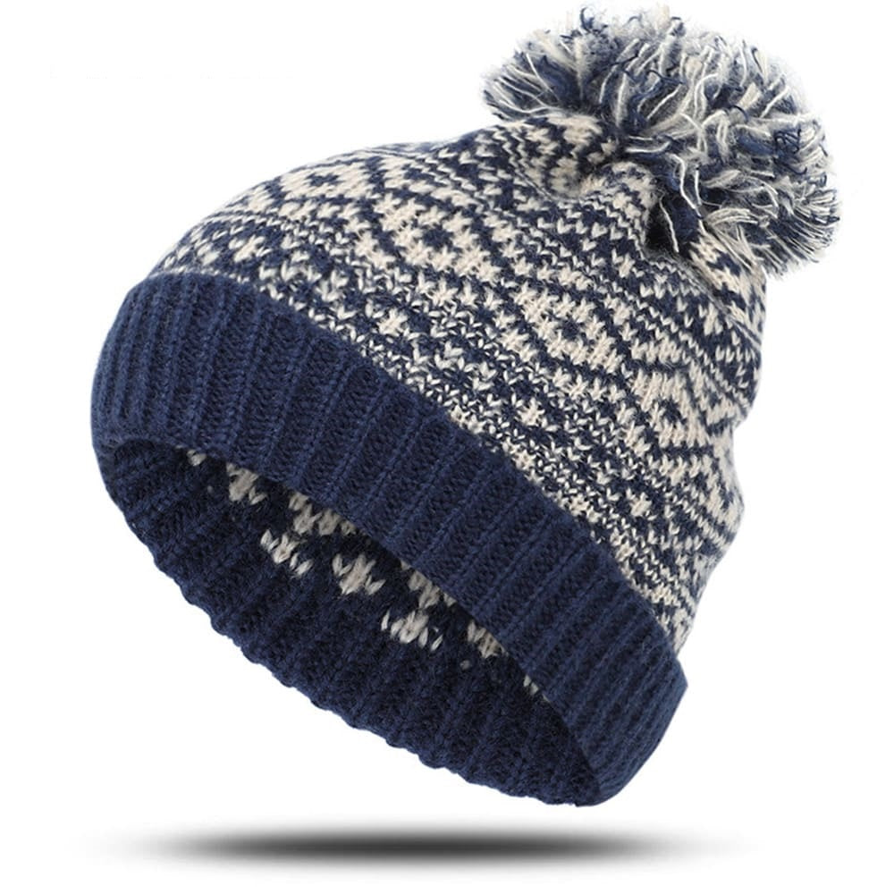 Winter Knitted Pompom Beanie