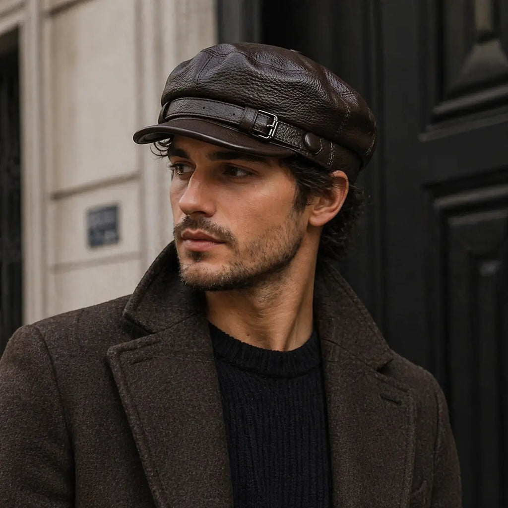 Gilbert Genuine Leather Sailor Cap